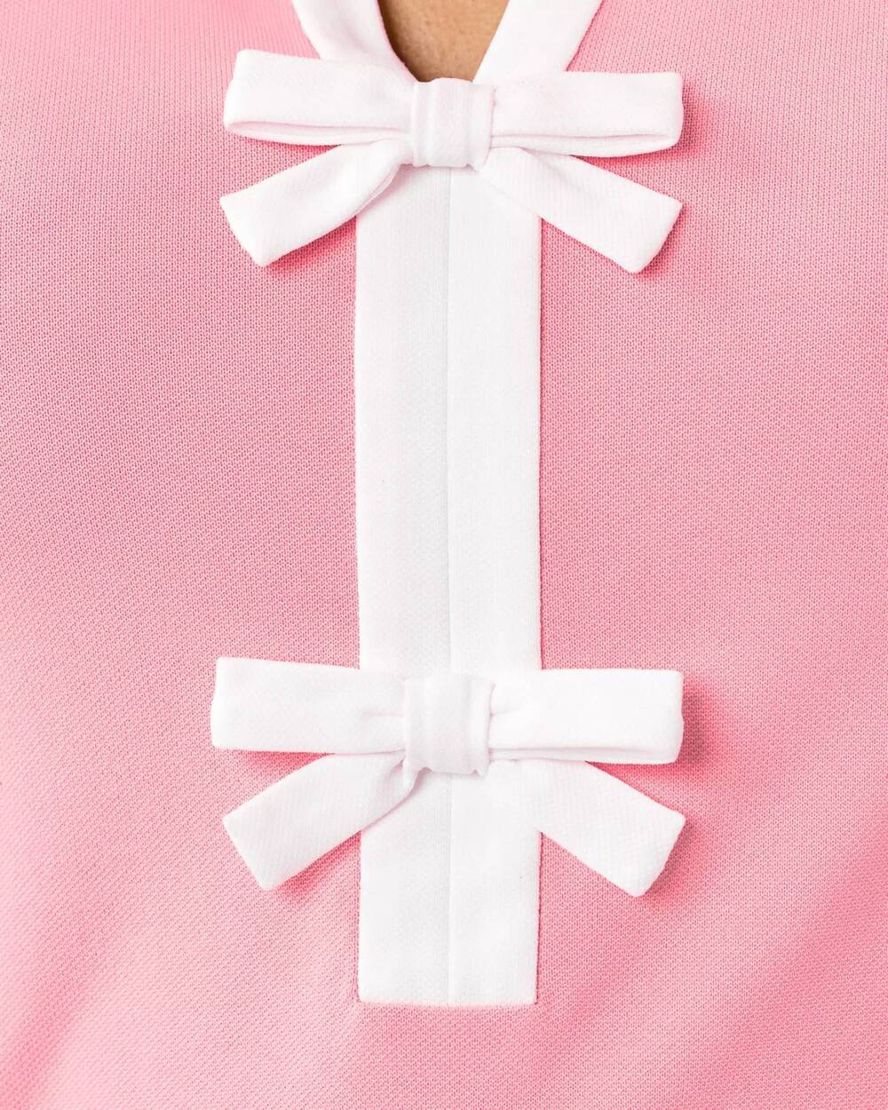 NEW LILLY PULITZER upf 50+ luxletic frida bow polo in conch shell pink - Picture 5 of 5
